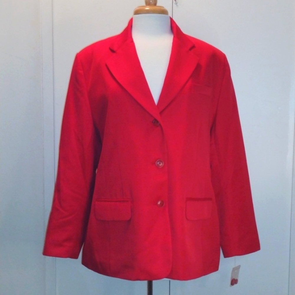 L.L. Bean Red Women's Blazer